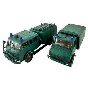 ROCO Two Green Plastic Vehicles